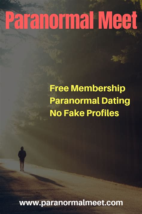 dating sites for paranormal